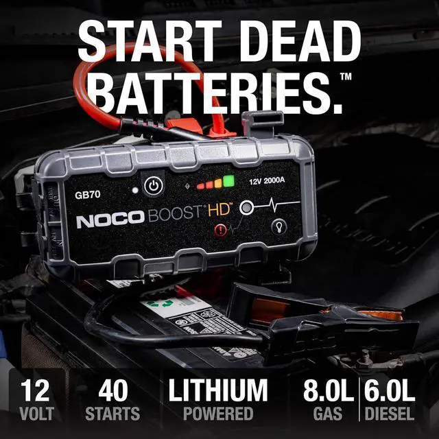 Alt view image 4 of 6 - MSD Ignition GB70 NOCO Genius Boost HD Jump Starter