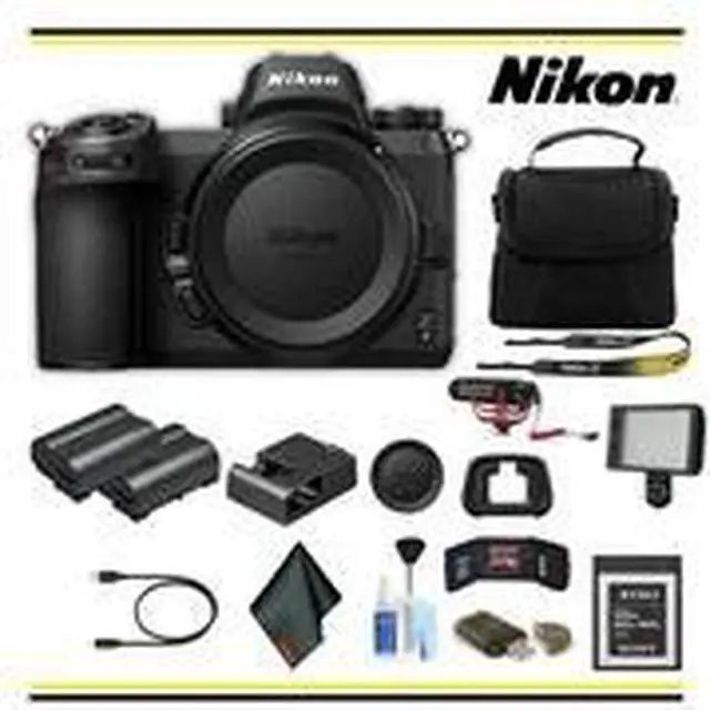 Main image of Nikon Z6 Mirrorless Digital Camera Advanced Bundle W/ Bag, Extra Battery, LED Light, Mic, and More - (Intl Model)