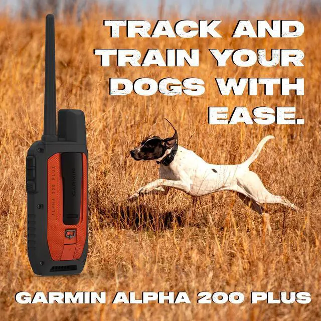 Alt view image 3 of 4 - Garmin Alpha® 200 Plus, Rugged GPS Handheld, Track and Train Up to 20 Dogs, Sunlight Readable 3.5-inch Color Touchscreen Display
