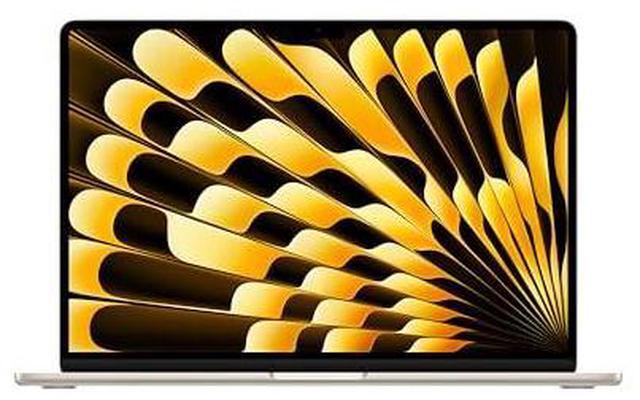 Main image of Apple 2024 MacBook Air 15-inch Laptop with M3 chip: 15.3-inch Liquid Retina Display, 8GB Unified Memory, 512GB SSD Storage, Backlit Keyboard, 1080p FaceTime HD Camera, Touch ID; Starlight