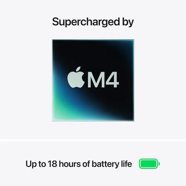 Alt view image 3 of 3 - Apple 2025 MacBook Air 15-inch Laptop with M4 chip: Built for Apple Intelligence, 15.3-inch Liquid Retina Display, 16GB Unified Memory, 256GB SSD Storage, 12MP Center Stage Camera, Touch ID; Sky Blue