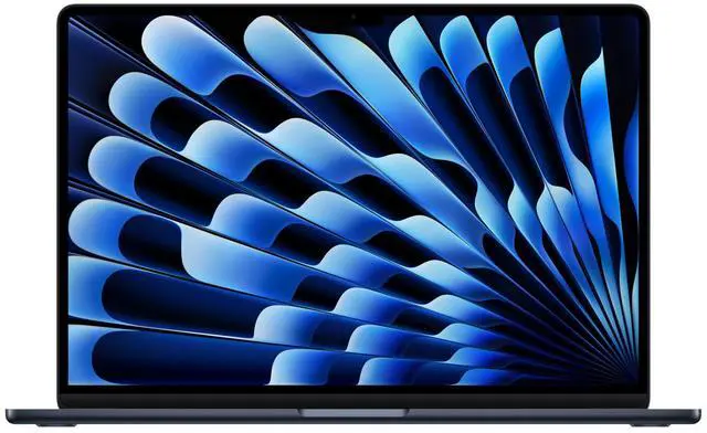 Main image of Apple 2025 MacBook Air 15-inch Laptop with M4 chip: Built for Apple Intelligence, 15.3-inch Liquid Retina Display, 16GB Unified Memory, 256GB SSD Storage, 12MP Center Stage Camera, Touch ID; Midnight