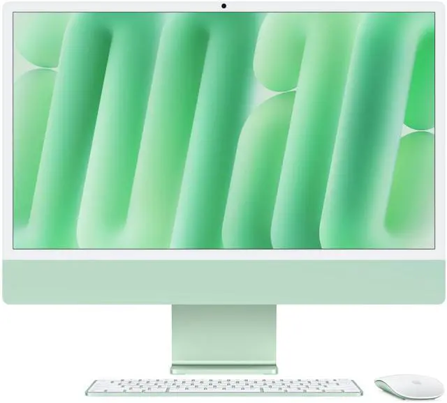Main image of Apple 2024 iMac All-in-One Desktop Computer with M4 chip with 10-core CPU and 10-core GPU: Built for Apple Intelligence, 24-inch Retina Display, 16GB Unified Memory, 256GB SSD Storage; Green