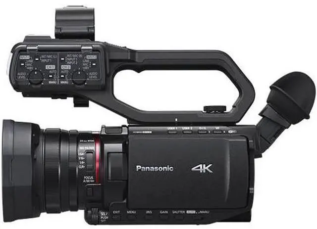 Alt view image 2 of 4 - Panasonic AG-X20ED 4K Professional Compact Camcorder with Rich Connectivity + 64GB Card  + More
