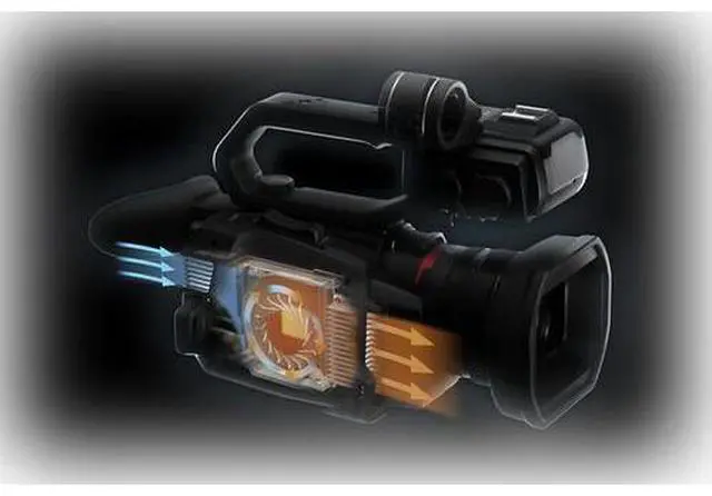 Alt view image 3 of 4 - Panasonic AG-X20ED 4K Professional Compact Camcorder with Rich Connectivity + 64GB Card  + More