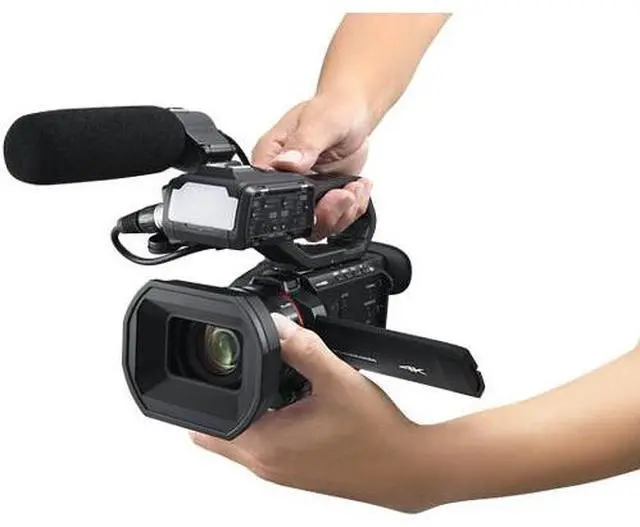 Alt view image 4 of 4 - Panasonic AG-X20ED 4K Professional Compact Camcorder with Rich Connectivity + 64GB Card  + More