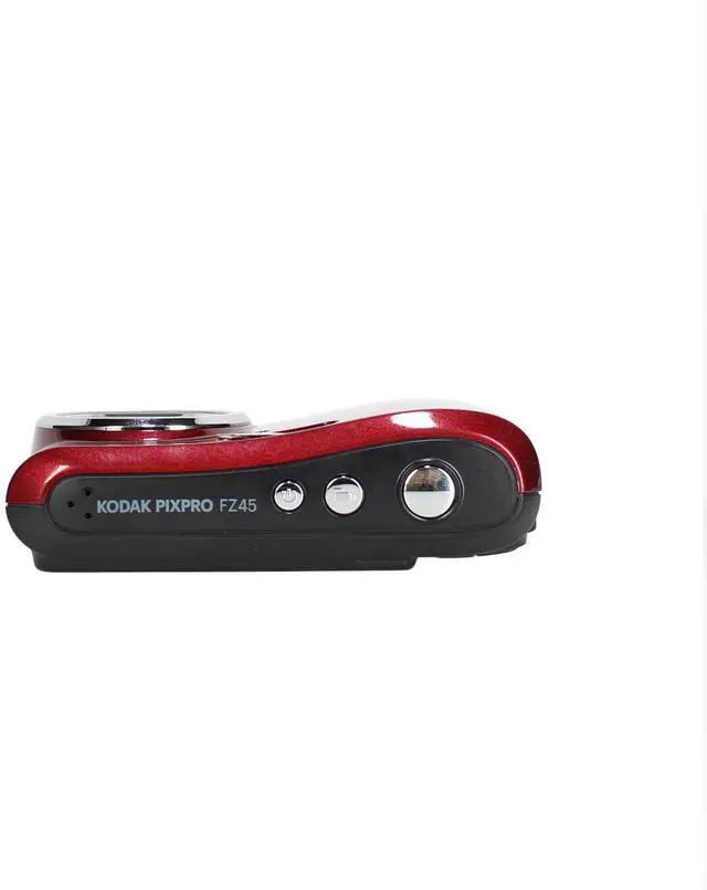 Alt view image 4 of 4 - Kodak Pixpro FZ45 Digital Camera in Red (FZ45RD) Bundle with Accessories