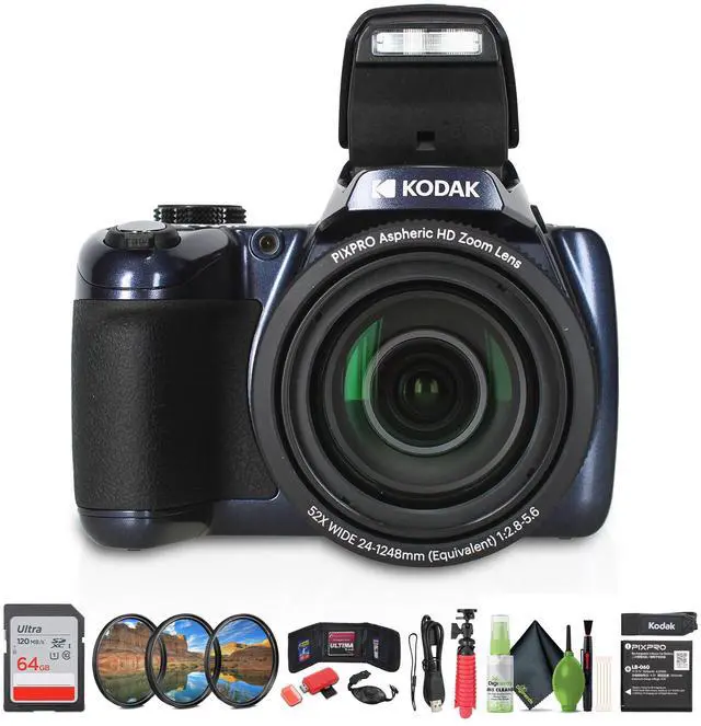 Main image of Kodak Pixpro AZ528 Digital Camera in Blue (AZ528MB) Bundle with Accessories
