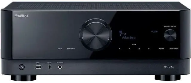 Alt view image 3 of 4 - YAMAHA RX-V4A 5.2-Channel AV Receiver with MusicCast Bundle