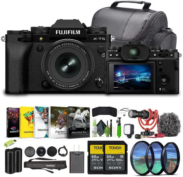 Main image of Fujifilm X-T5 Mirrorless Camera With XF 16-50mm f/2.8-4.8 Black Lens Bundle
