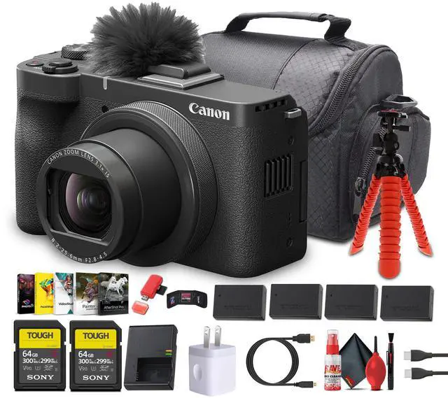 Main image of Canon PowerShot V1 4K Camera | 1-Inch Sensor, Flip Screen, Face Tracking - Bundle