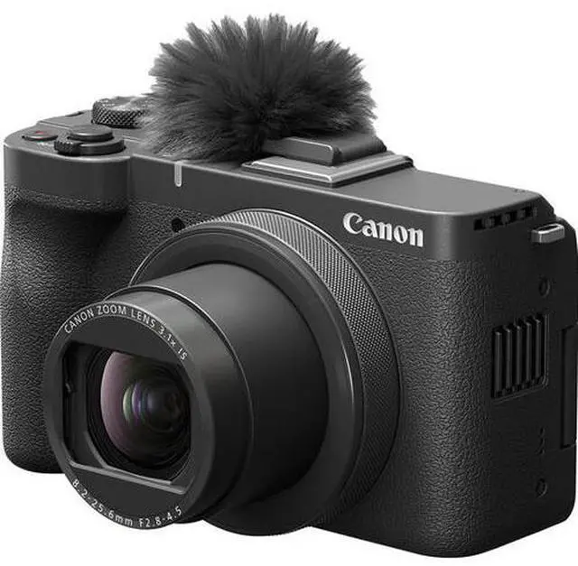Alt view image 4 of 4 - Canon PowerShot V1 4K Camera | 1-Inch Sensor, Flip Screen, Face Tracking - Bundle