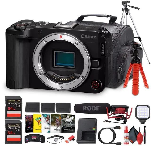 Main image of Canon EOS R50 V Mirrorless Camera | 24.2MP, 4K60p, Flip Screen, Dual Pixel AF - Bundle