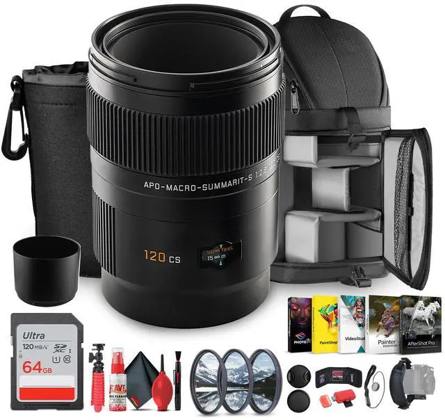 Main image of Leica APO-Macro-Summarit-S 120mm f/2.5 Lens | Medium Format, 1:2 Macro - Bundle