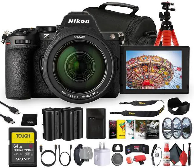 Main image of Nikon Z5 II Mirrorless Camera with 24-200mm f/4-6.3 VR Lens | Full-Frame 24.5MPs + More