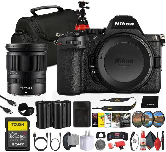 Main image of Nikon Z5 II Mirrorless Camera with 24-70mm f/4 S Lens | Full-Frame, 4K UHD + More