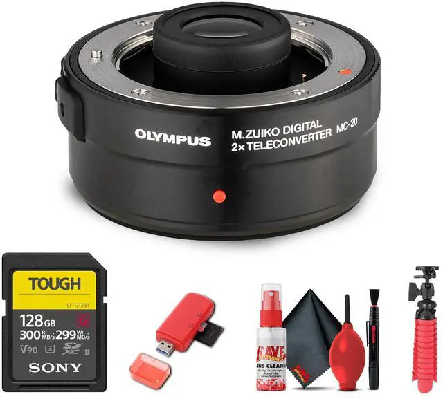 Main image of Olympus MC-20 M.Zuiko Digital 2x Teleconverter Bundle