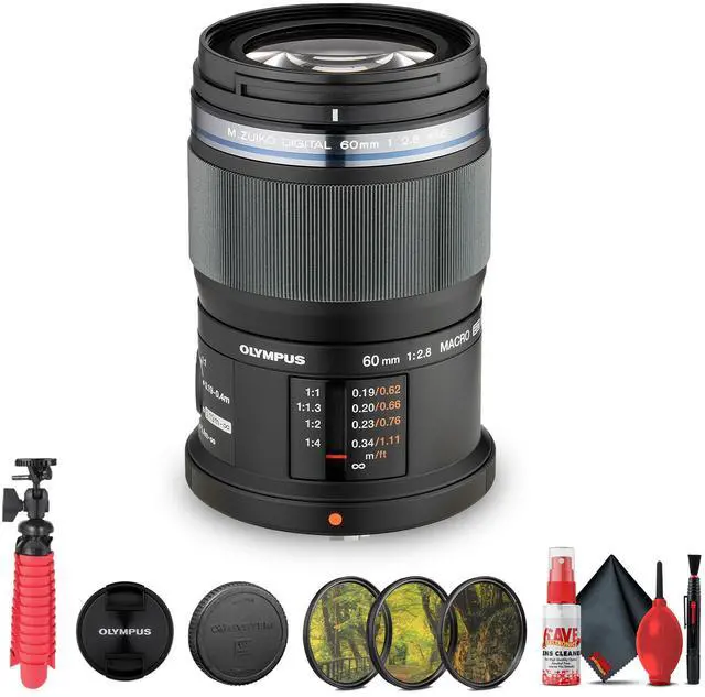 Main image of Olympus M.Zuiko Digital ED 60mm f/2.8 Macro Lens Bundle