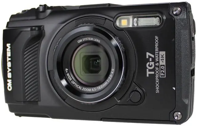 Alt view image 4 of 4 - OM SYSTEM Tough TG-7 Digital Camera (Black) Bundle