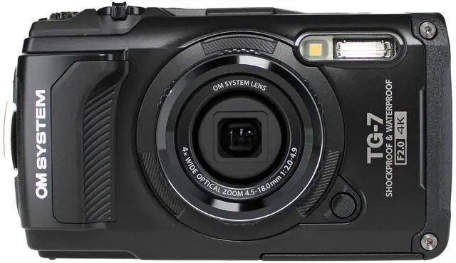 Alt view image 2 of 4 - OM SYSTEM Tough TG-7 Digital Camera (Black) Bundle