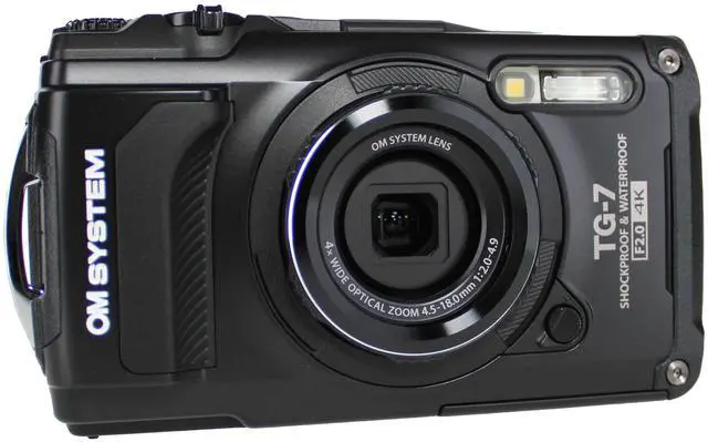 Alt view image 3 of 4 - OM SYSTEM Tough TG-7 Digital Camera (Black) Bundle