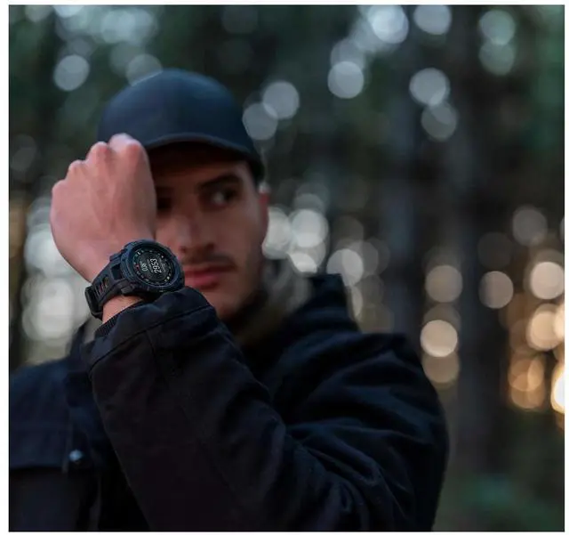 Alt view image 3 of 4 - Garmin Instinct® 3 Tactical Edition, 50mm, AMOLED Display, Rugged Outdoor GPS Smartwatch