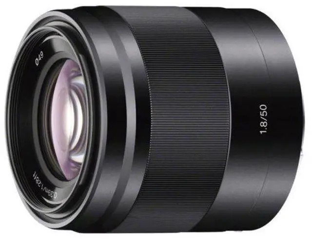 Main image of Sony SEL50F18 50mm f/1.8 Lens for Sony E Mount Nex Cameras (Black) - Fixed (Certified Refurbished)