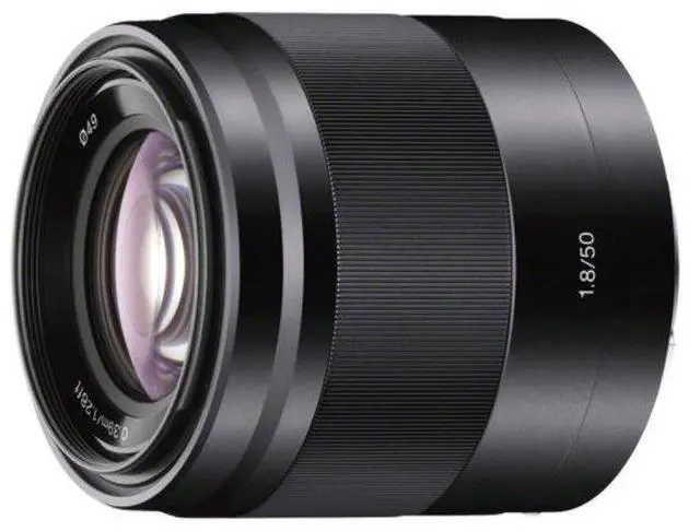 Main image of Sony - E 50mm F1.8 OSS Portrait Lens (SEL50F18/B)