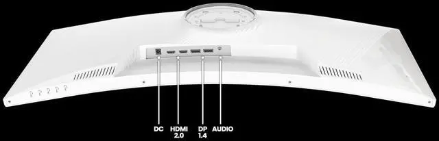 Alt view image 3 of 4 - Crua 34 inch 144HZ Monitor White 2 pack