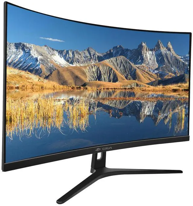 Alt view image 2 of 4 - Crua 27 inch 100HZ Monitor Black 2 pack