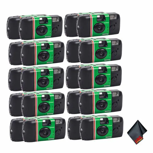 Main image of 10xFUJIFILM QuickSnap Flash 400 Disposable Camera (27 Exposures, 2-Pack), Bundle