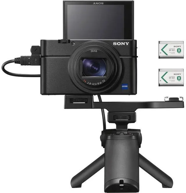 Alt view image 2 of 4 - Sony Cyber-shot DSC-RX100 VII Digital Camera with Shooting Grip Kit + More