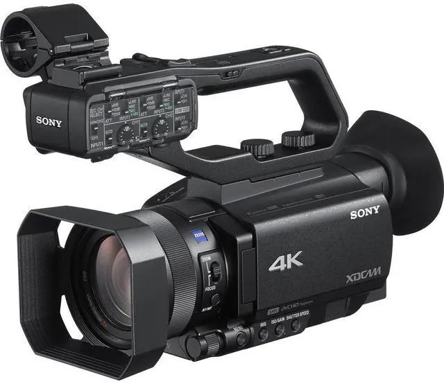 Alt view image 2 of 4 - Sony PXW-Z90V 4K HDR XDCAM with Fast Hybrid AF + 4K Monitor + ECM-77B Mic + More
