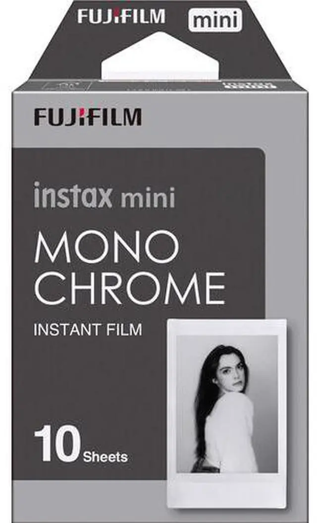 Alt view image 3 of 3 - 4xFUJIFILM INSTAX MINI Monochrome Instant Film (10 Exposures), Microfiber Cleaning Cloth, Bundle