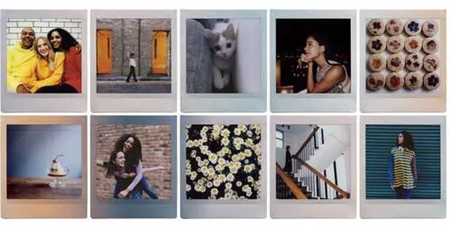 Alt view image 3 of 3 - 10xFUJIFILM INSTAX SQUARE Sunset Instant Film, Microfiber Cleaning Cloth, Bundle