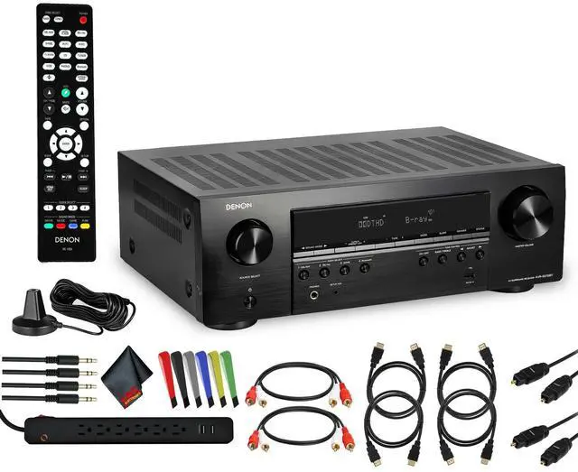 Main image of Denon AVR-S570BT 5.2-Channel A/V Receiver Bundle