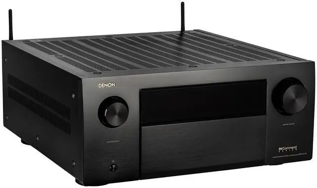 Alt view image 3 of 4 - Denon AVR-A1H 15.4-Ch Receiver (150W X 15) - 4K/120 and 8K Home Theater Receiver (2022), Wireless Streaming via Bluetooth, Wi-Fi & HEOS Multi-Room, Dolby Atmos, DTS:X Pro, IMAX Enhanced & Auro 3D