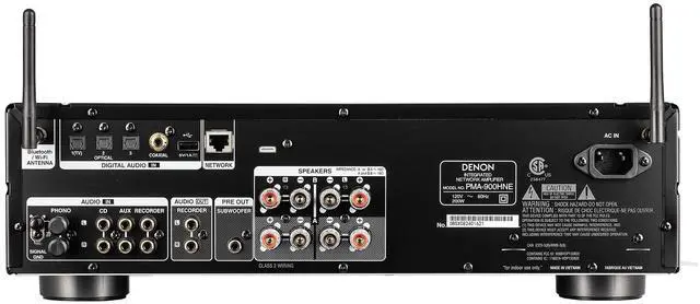 Alt view image 3 of 4 - Denon PMA-900HNE 100W Integrated Network Amplifier Bundle