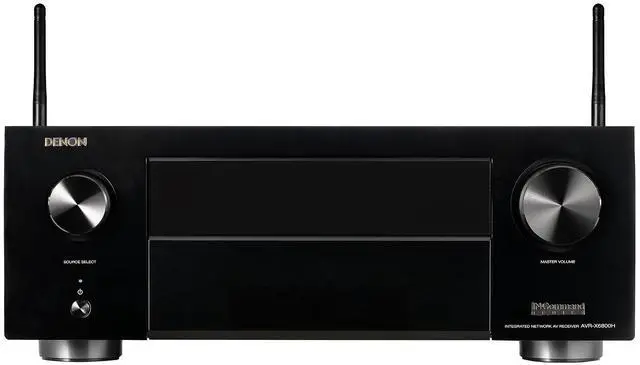 Alt view image 2 of 8 - Denon AVR-X6800H 11.4 Channel AV Receiver - 140W/Channel, Wireless Streaming via Built-in HEOS, WiFi, & Bluetooth, Supports Dolby Vision, HLG, HDR10+, Dynamic HDR, & Dolby Atmos Height Virtualization