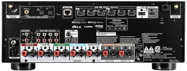 Alt view image 3 of 4 - Denon AVR-S970H 7.2-Channel Network A/V Receiver Bundle