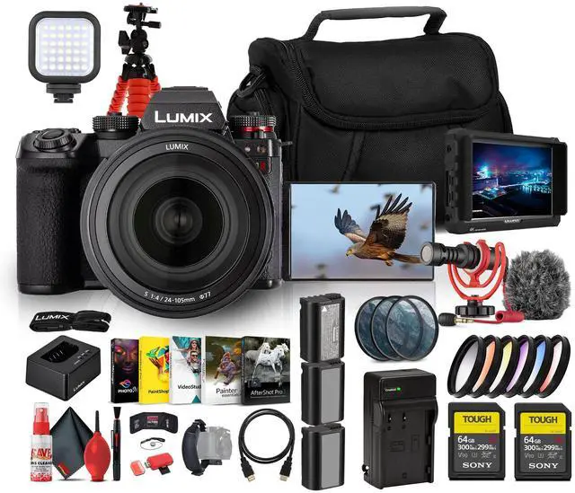 Main image of Panasonic LUMIX S1 II Mirrorless Camera With 24-105mm f/4 Lens Bundle