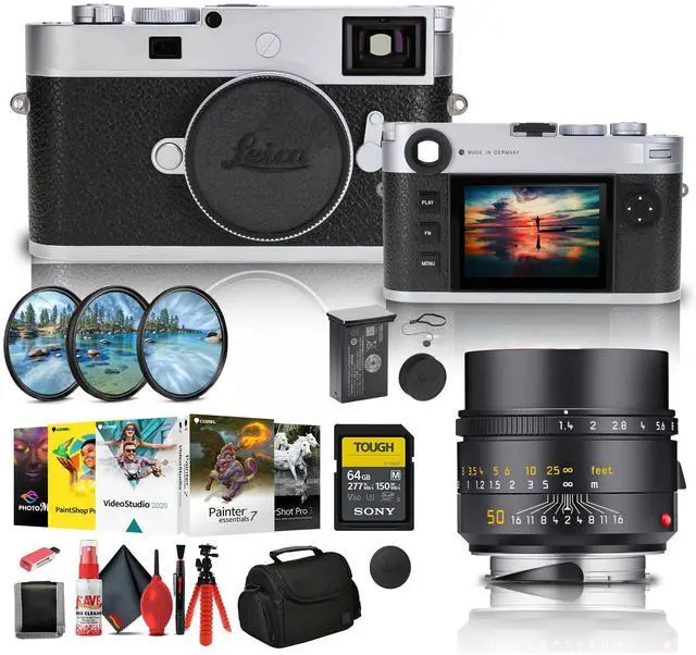 Main image of Leica M11-P Rangefinder Camera (Silver) (202-14) + Leica 50mm f/1.4 Lens Bundle