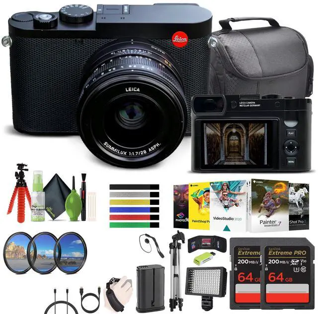 Main image of Leica Q3 Compact Digital Camera, 60MP Full-Frame BSI CMOS Sensor Bundle