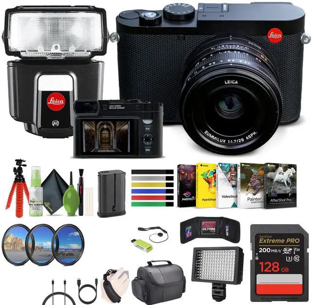 Main image of Leica Q3 Compact Digital Camera, 60MP Full-Frame BSI CMOS Sensor Bundle