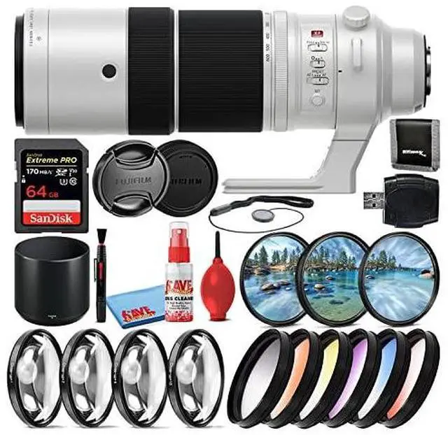 Main image of Fujifilm XF 150-600mm f/5.6-8 R LM OIS WR Telephoto Lens + 64GB SD Card Bundle