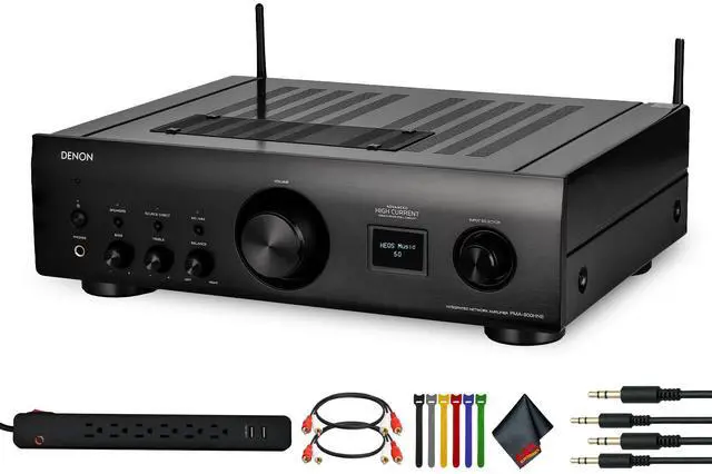 Main image of Denon PMA-900HNE 100W Integrated Network Amplifier Bundle