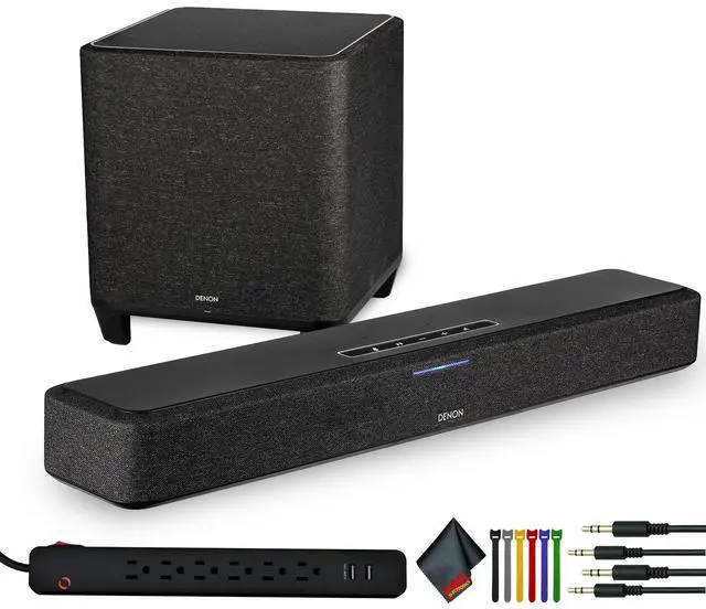 Main image of Denon Home Sound Bar SB550 Virtual 4-Channel Network Soundbar Bundle