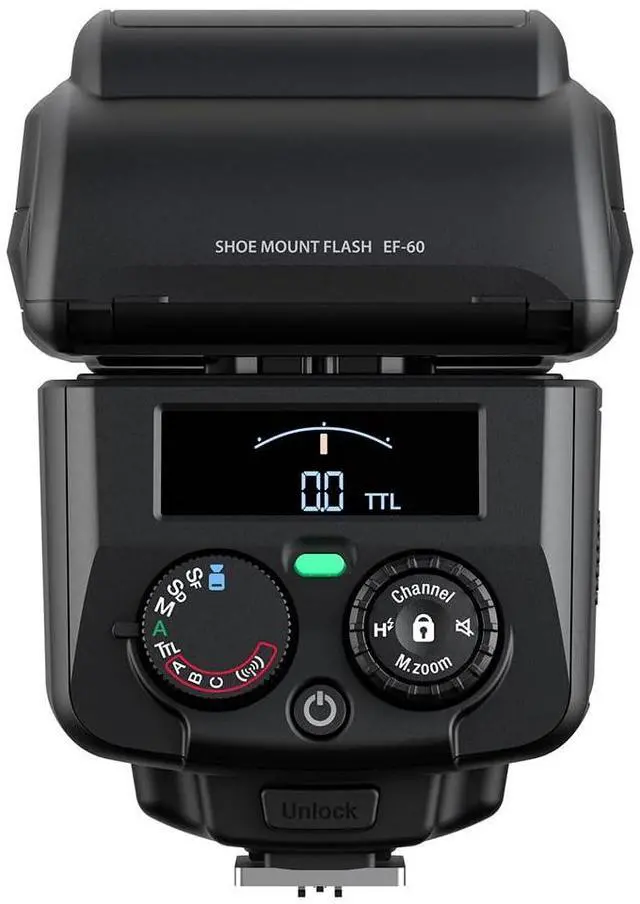 Alt view image 10 of 11 - Fujifilm EF-60 Shoe Mount Flash for X Series and GFX System