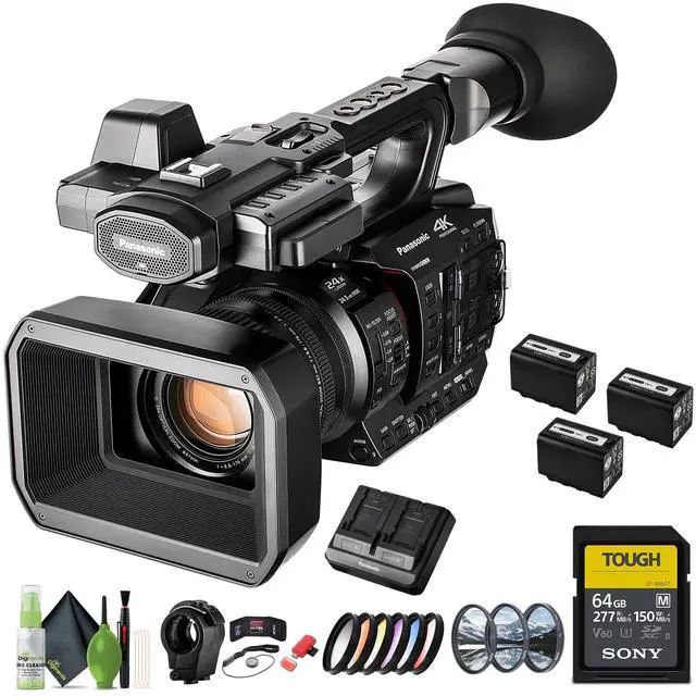 Main image of Panasonic AG-X20ED 4K Professional Camcorder 20x Zoom UHD 60p + 64GB Memory Card