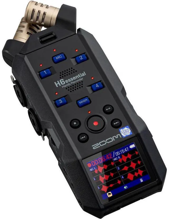 Alt view image 2 of 4 - Zoom H6essential 6-Track 32-Bit Audio Recorder + Bluetooth Adapter, Bundle